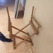 Vente Assises pliantes en bois fauteuil metteur en scène